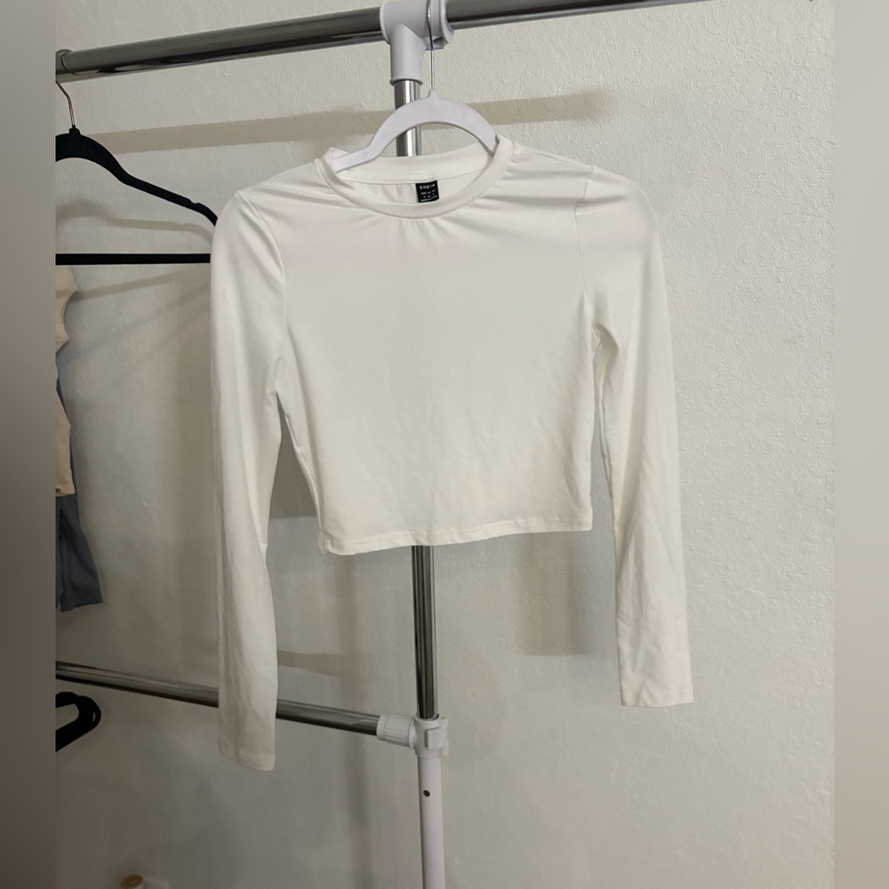 SHEIN Cream Long Sleeve Women's Top